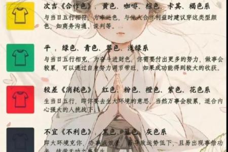 每日五行穿衣颜色2025年9月28日有用收藏