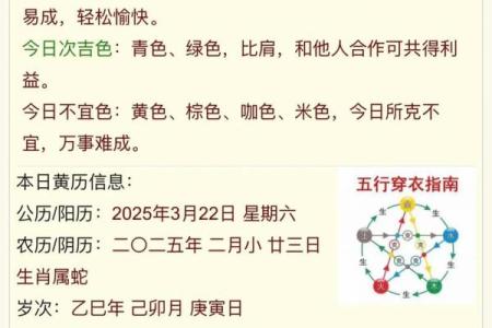 每日穿衣五行颜色2025年9月22日强烈推荐些让你？