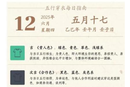 每日五行穿衣颜色2025年12月11日回顾(珍藏)