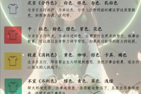 每日五行穿衣颜色2025年10月5日试试个吧 每日五行穿衣颜色2025年10月5日试试个吧