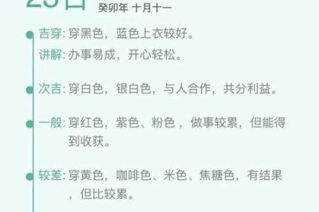 每日穿衣五行颜色运势2025年11月12日小编教你几招