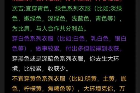 五行穿衣每日指南2023年4月1号 今日五行幸运色穿衣指南