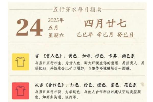 五行穿衣指南2022年5月24 2022年5月24日五行穿衣颜色查询