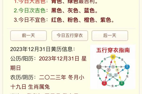 五行穿衣每日指南2023.1.30 2023年1月30日五行穿衣颜色查询 五行穿衣每日指南2023.1.30 2023年1月30日五行穿衣颜色查询