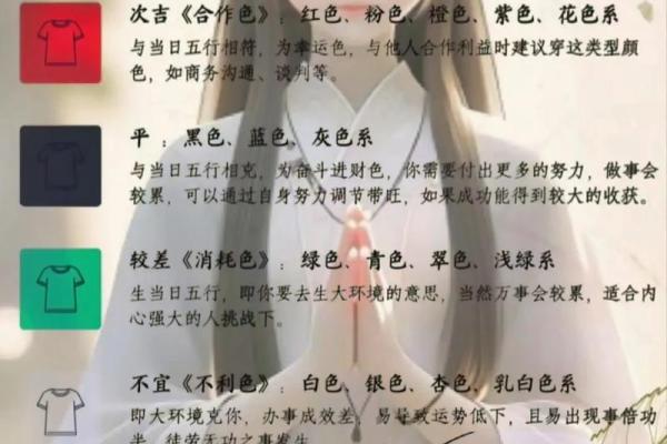 五行穿衣每日指南2023.8.1 今日五行幸运色穿衣搭配