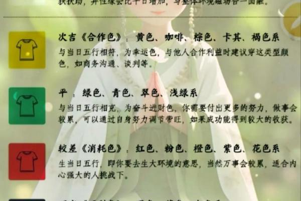 五行穿衣每日分享最新 今日五行穿衣指南查询