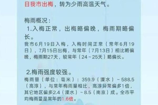 2021年入梅出梅时间表及各地梅雨季节持续天数查询 2021年入梅出梅时间表及各地梅雨季节持续天数查询